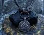 Preview: Wolf's leather necklace Valknut